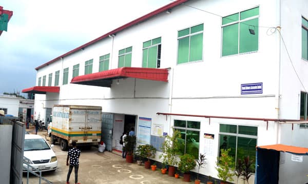 Friends Knitwear factory building in Zirabo, Ashulia